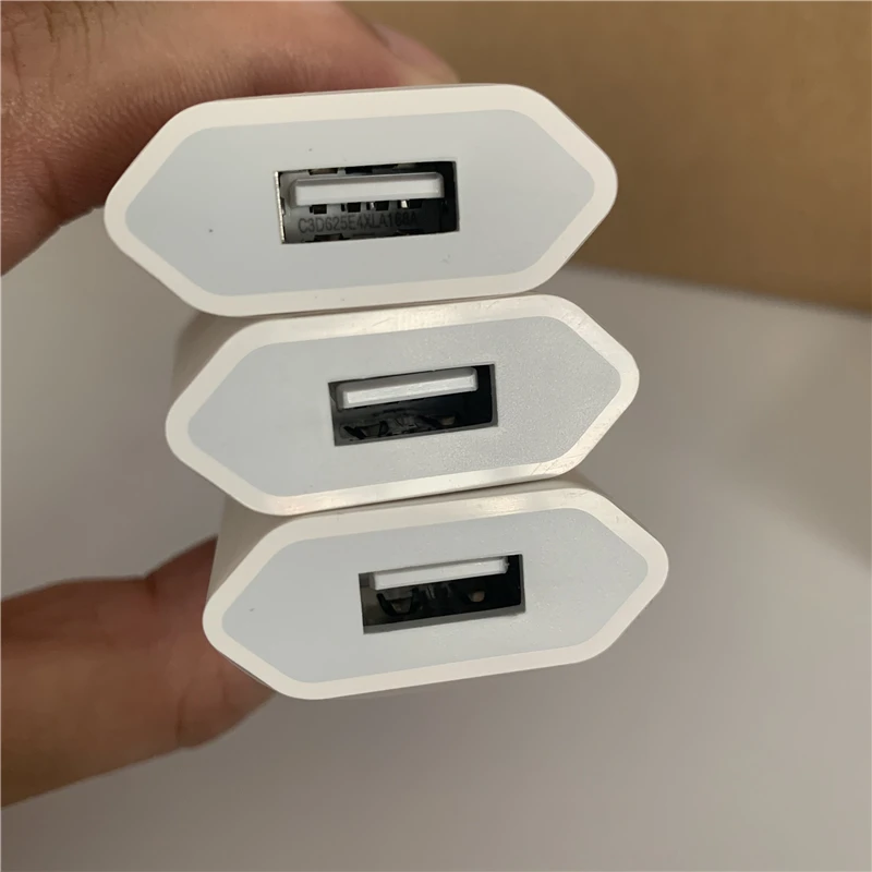 100 шт./лот OEM Высокое качество A1400 USB адаптер питания USB зарядное устройство ЕС вилка зарядное устройство для iPhone без розничной коробки