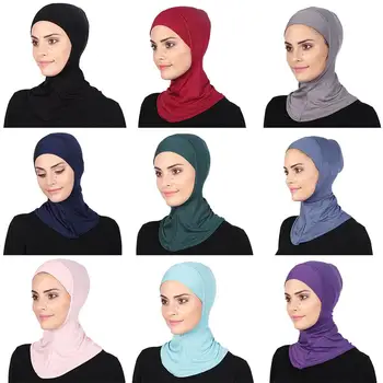 

Solid Color Muslim Turban Hat Women Inner Hijab Cap Islamic Bonnet Cover Scarf Hijab Cap Islamic Bonnet Cover Scarf Hijab Cap Is