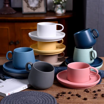 

Free Shipping Ceramic Glaze Latte Coffee Cafe Cappuccino Standard Game Garland More Deeply, and Holds on to the Iron 250ml mug