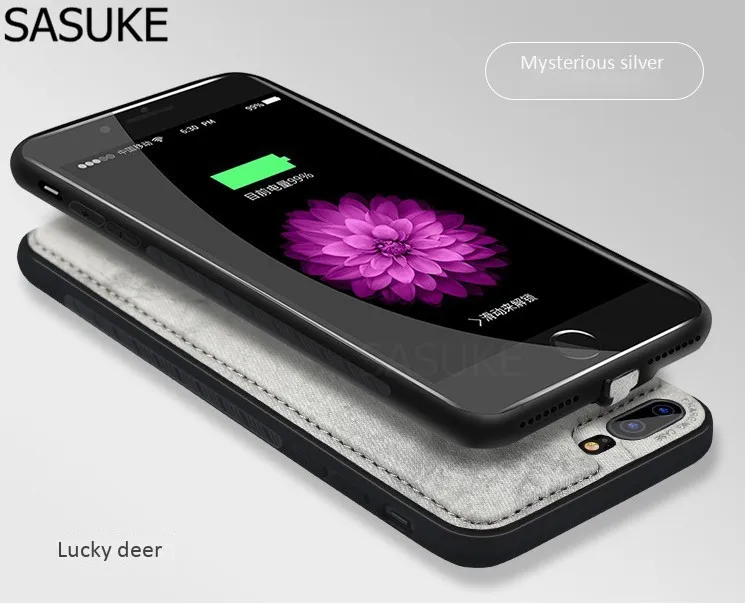 4000 мАч 3600 мАч чехол для зарядки аккумулятора для iPhone 6, 6s, 7, 8 Plus, X, XS, Max, XR, ультра тонкий чехол для банка питания Elk ДЛЯ iPhone X, XS, Max, XR