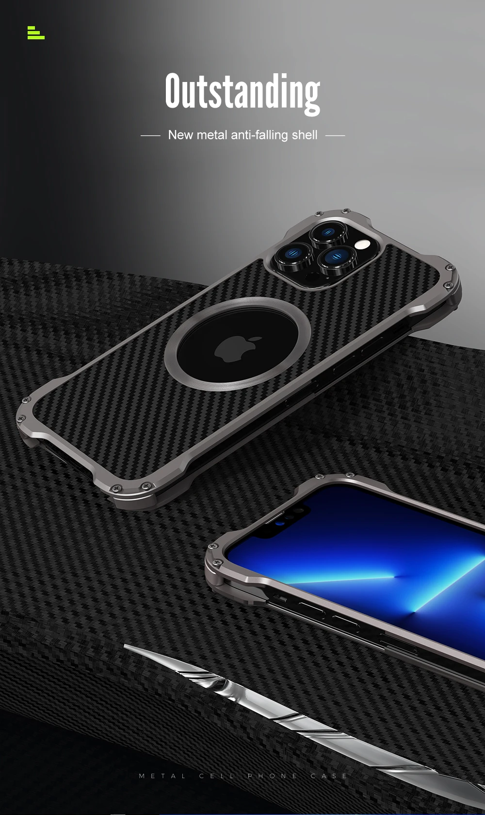 Metal Cover Support Wireless Charging For iPhone 13 12 Pro Max Mini Case Camera Protection Shockproof Phone Case Coque Fundas iphone 12 pro max silicone case