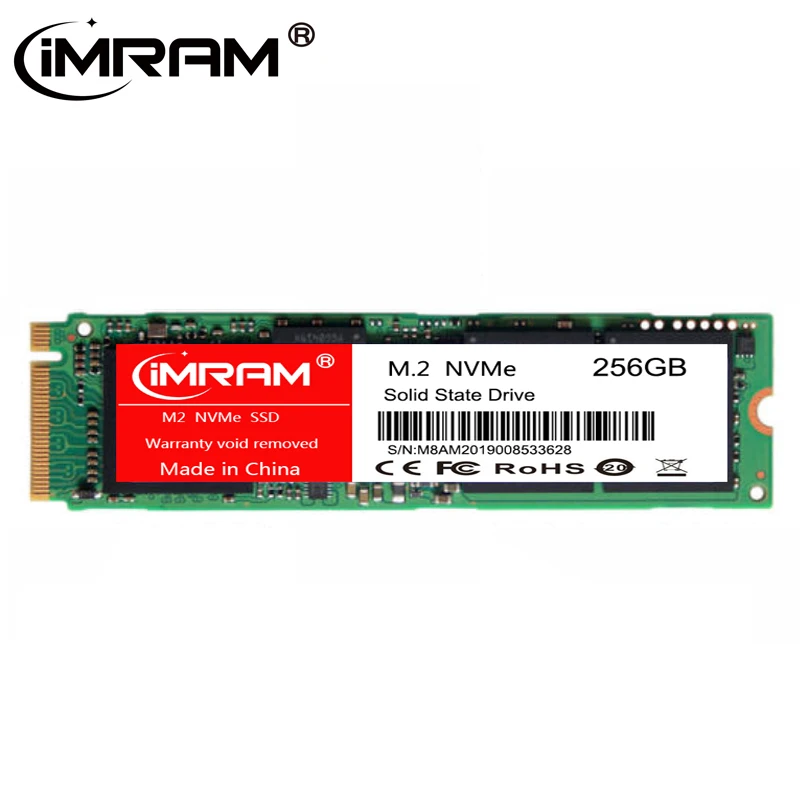 Disco de Estado Hdd para o Desktop do Portátil Imram Pcie Nvme 64gb 128 gb 512 1 tb Sólido 2280 Disco Rígido Interno M.2 Ssd m2 256gb
