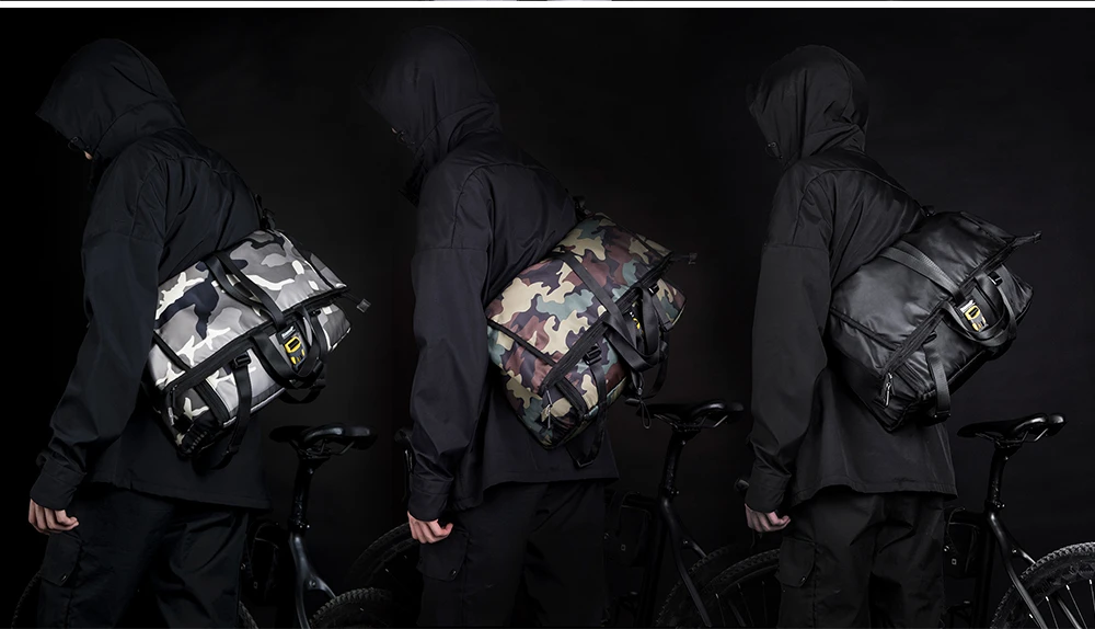 Best Rhinowalk Bicycle Bags Saddle Rear Bag Waterproof Travel Shoulder Handbag Large Capacity Seat-post MTB Bike Bags Multi-function 24