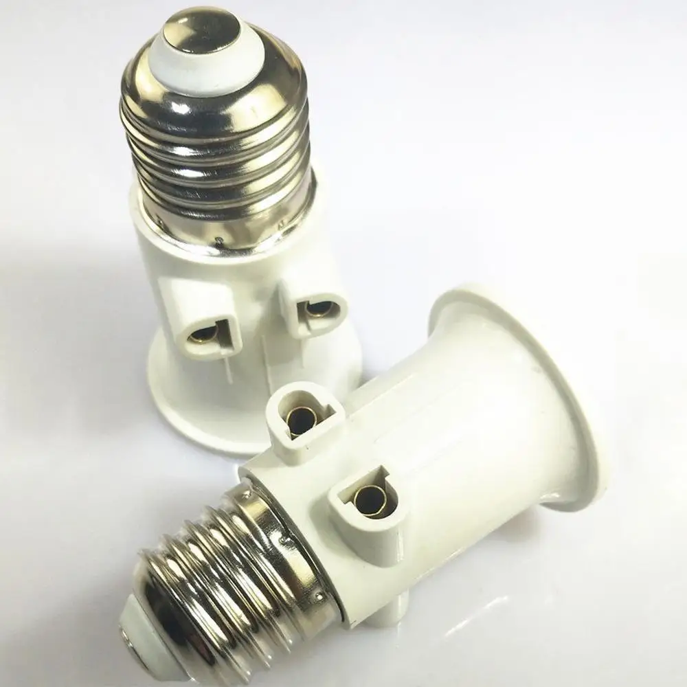E27 Bulb Adapter Lamp Holder Base Socket Conversion EU Plug AC100-240V 4A for Lights e27 socket douille e27 B5S4 lamp holder lamp bulb holder socket converter lamp base lamp socket adapter