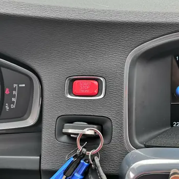 

For Volvo V40 V60 S60 XC60 S80 v50 XC70 Start Button Sticker Decorative Trim New