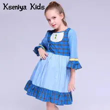 Kseniya Kids/вечерние платья в стиле Лолиты для девочек в викторианском стиле; рождественские платья для девочек; карнавальные вечерние костюмы с пышными рукавами для костюмированной вечеринки