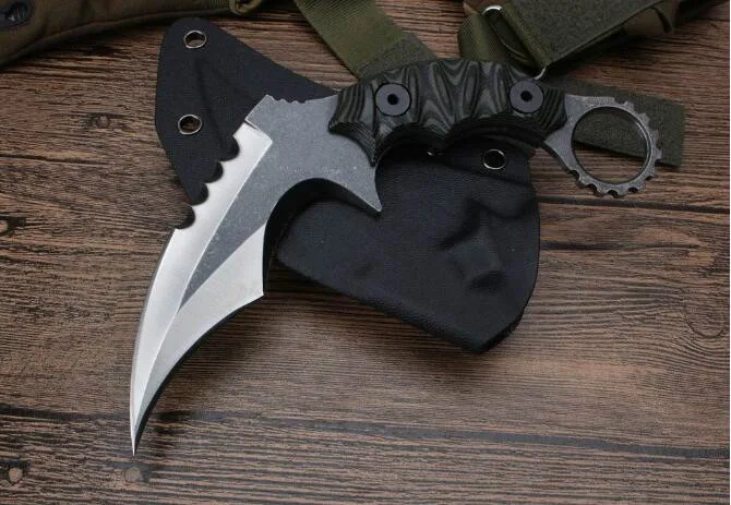 Grim Reaper Karambit коготь D2 нож с фиксированным лезвием 59-60HRC охотничий нож для выживания тактический карманный нож EDC многофункциональные инструменты сувенирные ножи