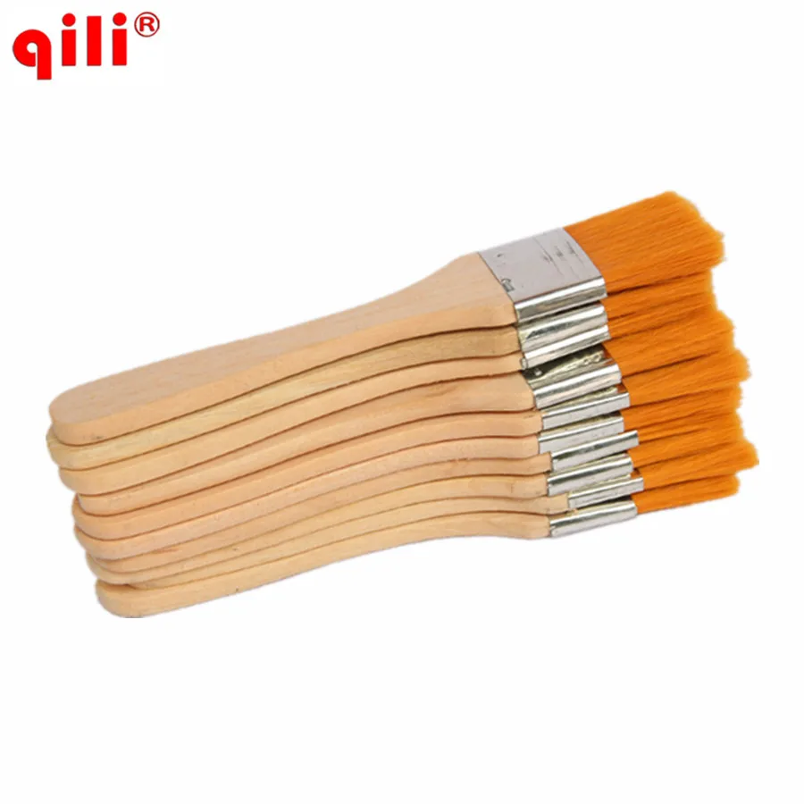 QiliNylonPaintBrushCarCleanerWithWoodHandleEasyToClean