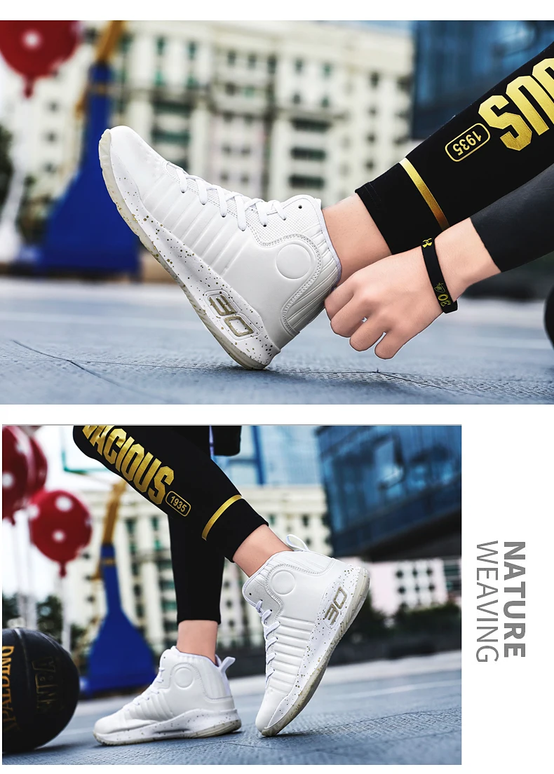 Winter new color outdoor sports basketball shoes trend cold anti-slip soft bottom elastic fashion men's casual shoes