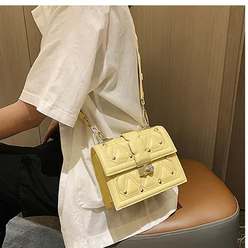 

Quality Pattern Leather Crossbody Bags For Women Designer Small Handbags Chain Shoulder Messenger Bag Mini Purses HandBag summer