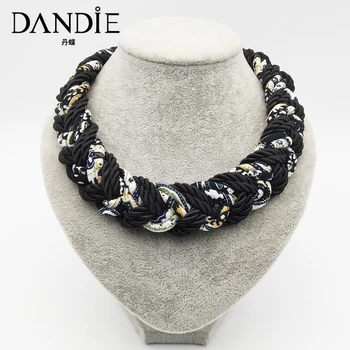 

Dandie Fashion cotton rope woven necklace, ethnic style of female ornaments