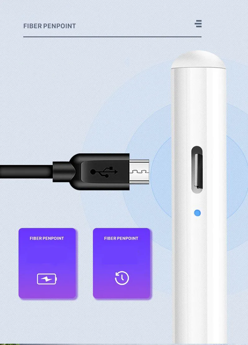 Многоцветная колоннар емкость карандаш стойкая ручка стилус для IPad для iPhone кисть Беспроводная зарядка стилус