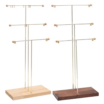 

Metal 3 Tier Tabletop Bracelet Necklace Jewelry Necklace Organizer Display Tree Jewelry Holder Jewelry Organizer