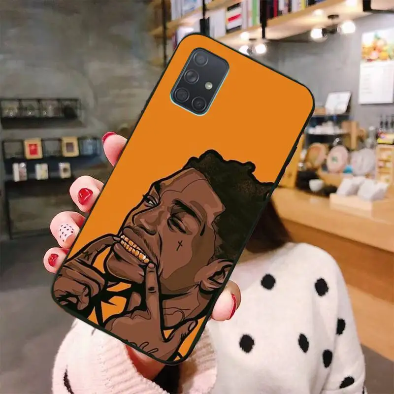 HPCHCJHM Kodak Black Rapper DIY Printing Phone Case cover Shell For Samsung A10 A20 A30 A40 A50 A70 A80 A71 A91 A51 A6 A8 2018