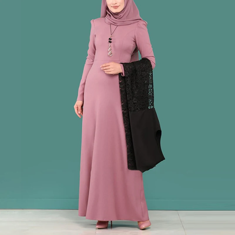 MISSJOY, мусульманское женское платье абайя, комплект из двух предметов, элегантные кружевные вечерние кафтаны, турецкие, для девушек, Дубай, Исламская одежда, повседневная одежда