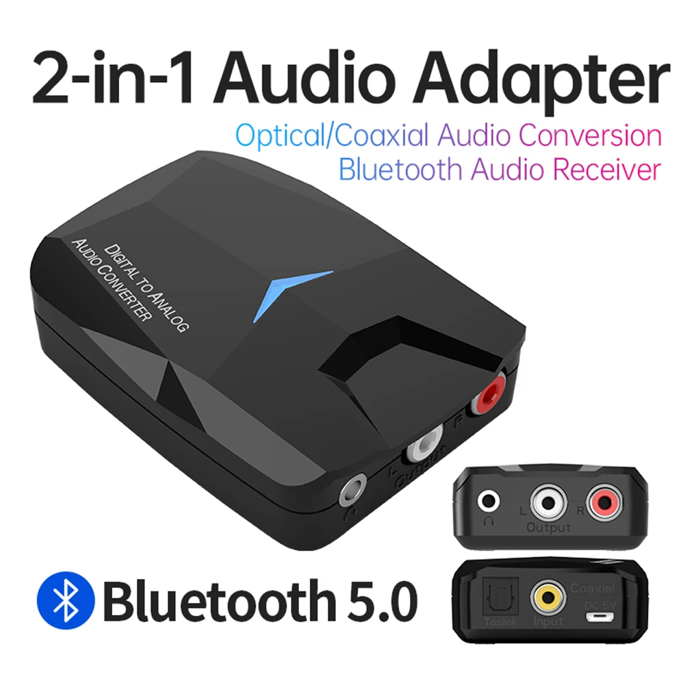 Автомобильный Bluetooth-совместимый приемник 5 0 цифровой аналоговый
