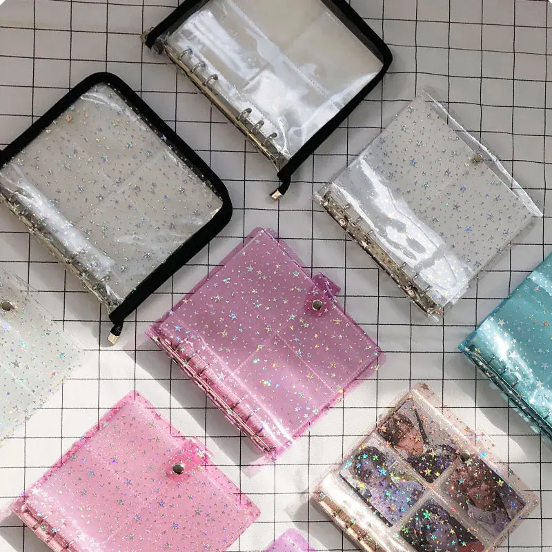 Yiwi 3/5 inch Pockets PVC Portable Photo Album Jelly Color Album for Mini Instax & Name Card 7s 8 25 50s Album de Photos