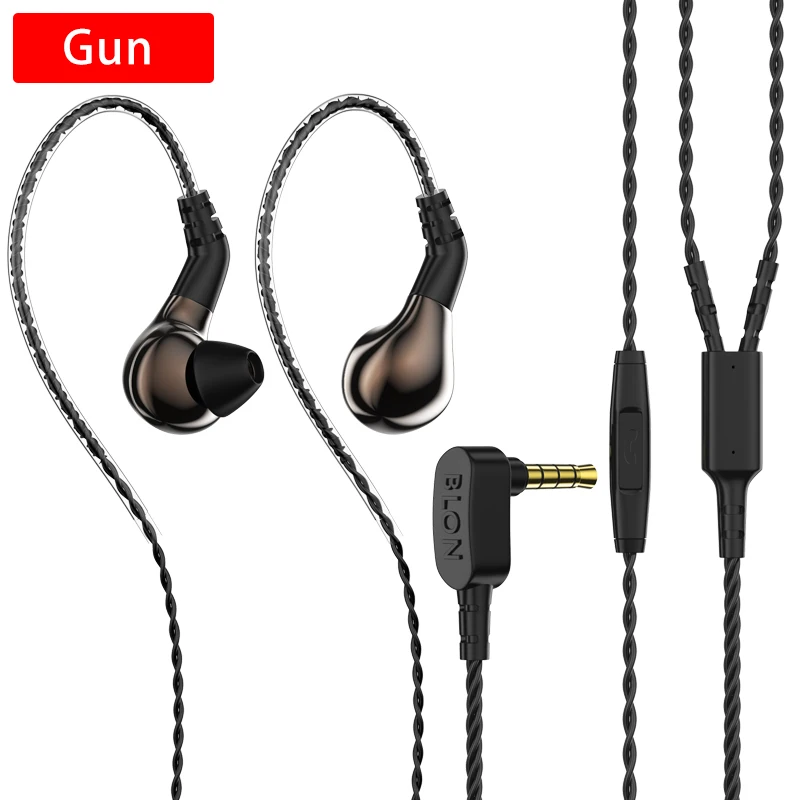 Новинка BLON BL 03 BL03 10 мм наушники вкладыши HIFI DJ бег углеродная диафрагма