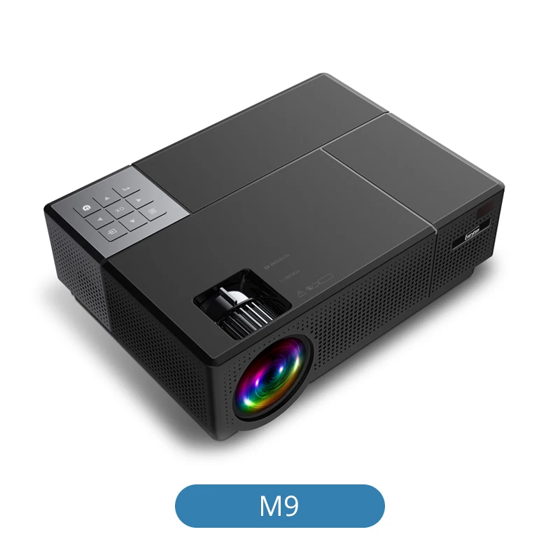 Everycom M9 Projector Full HD 1920*1080P LED Projector 6800Lumen 300inch Screen Video Proyector Home Theater Beamer Support Zoom projector slides Projectors