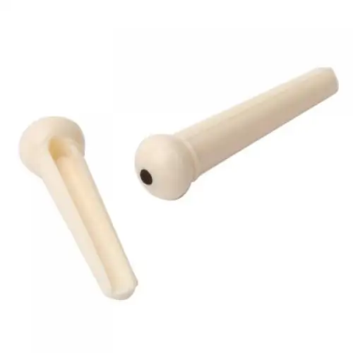 3R3L High Quality Guitar BRIDGE PINS Acoustic Guitar String Pegs Beige