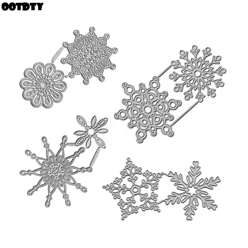 

DIY Cutting Dies Magic Snow Embossing Stencil Template for Scrapbooking Embossing Paper Card Decor