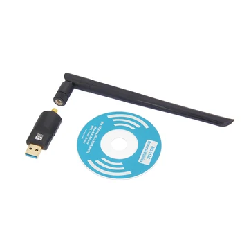 

USB 3.0 1200Mbps Wifi Adapter Dual Band 5GHz 2.4Ghz 802.11AC RTL8812BU Wifi Antenna Dongle Network Card For Laptop Desktop