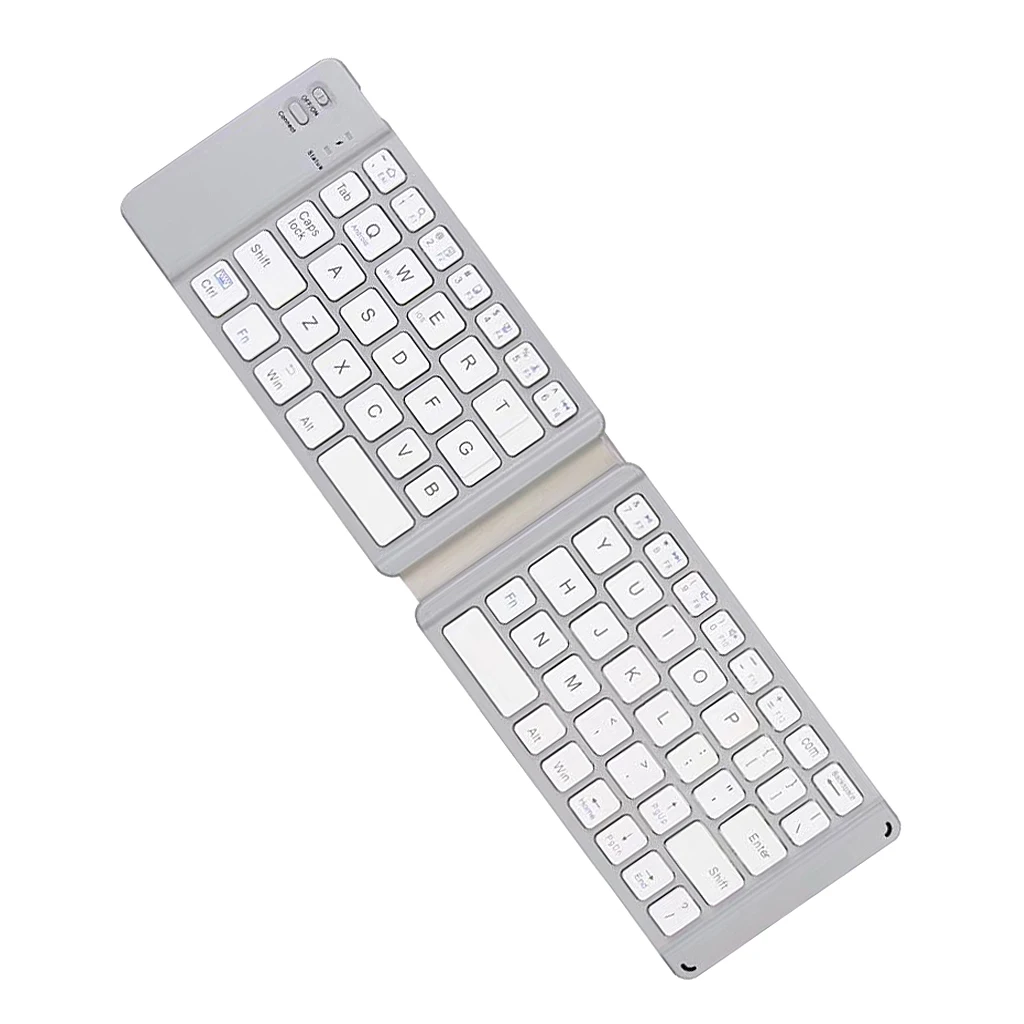 Portable Folding Mini Bluetooth Keyboard Foldable Wireless Keypad for iphone ipad android phone Tablet PC Laptop Keyboard