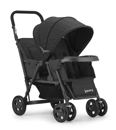 Американский JOOVY двойной детская тележка портативный складной дополнительное сиденье двойни тележки Cochecito Bebe 3 En 1 - Цвет: 2