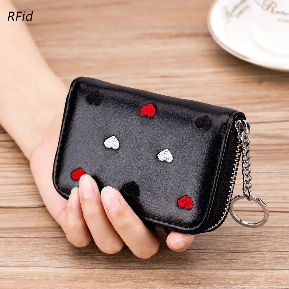 BISI GORO натуральная кожа рчид organ Card Wallet сканер защищенный SD Держатель для карт