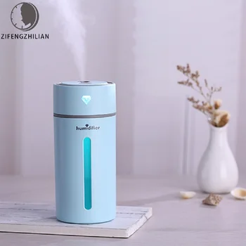 

ZIFENGZHILIAN Humidifier Car Mounted Household Air Purification Moisturizing Humidifier USB Mini Colorful Light Mute diffuser