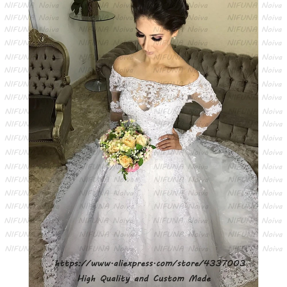 Vestido de Noiva сексуальное кружевное свадебное платье с длинными рукавами длинное платье с открытой спиной de mariee свадебное платье невесты Vestido Casamento