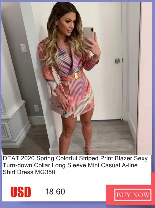 DEAT 2020 Spring Long Sleeve Turtleneck Beige Short Mini Slim Bodycon Dress Women MH041