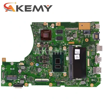 شراءAkemy X556UQK اللوحة ل Asus X556UV X556UQ X556UQK X556UVK اللوحة المحمول 4 جيجابايت RAM I7-7500U وحدة المعالجة المركزية GT940M-2G اختبار Ok