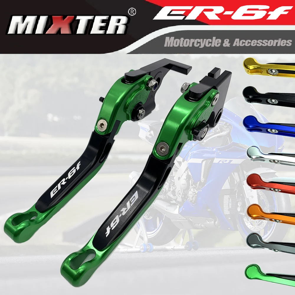 Motorcycle Accessories Adjustable Foldable Extendable Brakes Handle Clutch Levers For KAWASAKI ER-6F ER6F 2009-2016 ER 6F 2015 |