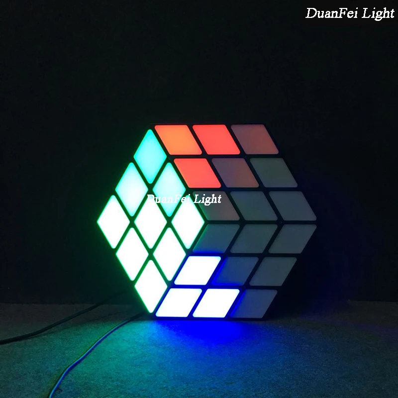 3D Magic cube wall light-5