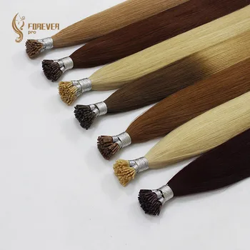 

Forever proHair 0.8g/s 16 inch Real Remy Fusion Keratin I Tip Human Hair Extensions Silky Straight Professional Salon Stick Hair