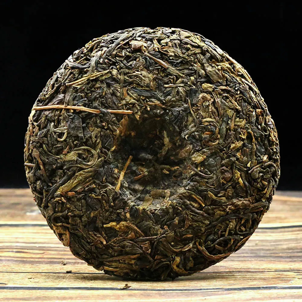 2009 год Sheng Pu-erh Юньнань Лонг Ю Шен Pu-erh чай в брикете Shen Китайский Ча старый 100 г