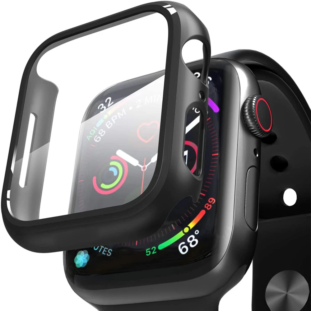 Apple watch 40mm tempered glass screen protector Clearance