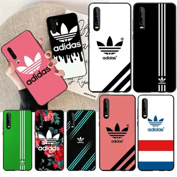 

PENGHUWAN luxury brand letter label Soft Silicone TPU Phone Cover for Huawei P30 P20 Mate 20 Pro Lite Smart Y9 prime 2019