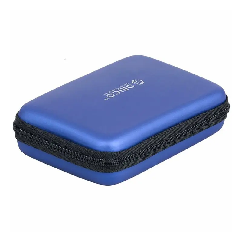 Портативный EVA сумка для хранения HDD чехол для переноски цифровых аксессуаров защитные сумки 831F - Цвет: Синий