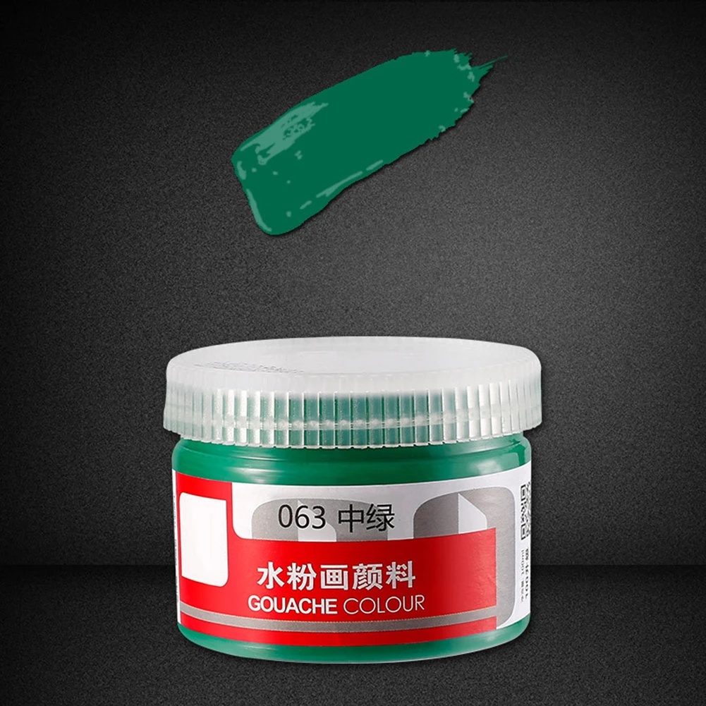 Medium Green 100 мл/бутылка гуашь пигмент Искусство Ручная роспись специальный пигмент школьное искусство специальная краска великолепный гуашь пигмент - Цвет: Medium Green