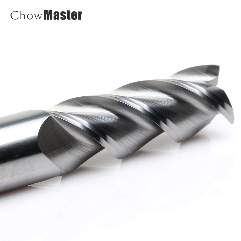 3 Flute Carbide Milling Cutter Tungsten End Mill CNC Tool 1 to 20mm HRC55 for Aluminum Fiberglass Acrylic Wood Copper Plastic milling cutter