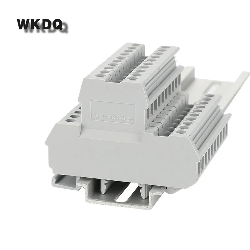 Description Picture 5 of item10Pcs D-MBKKB2.5 End Barrier Plate For MBKKB2.5 Wire Strip Connector D MBKKB 2.5 Din Rail Terminal Block Accessories End Cover