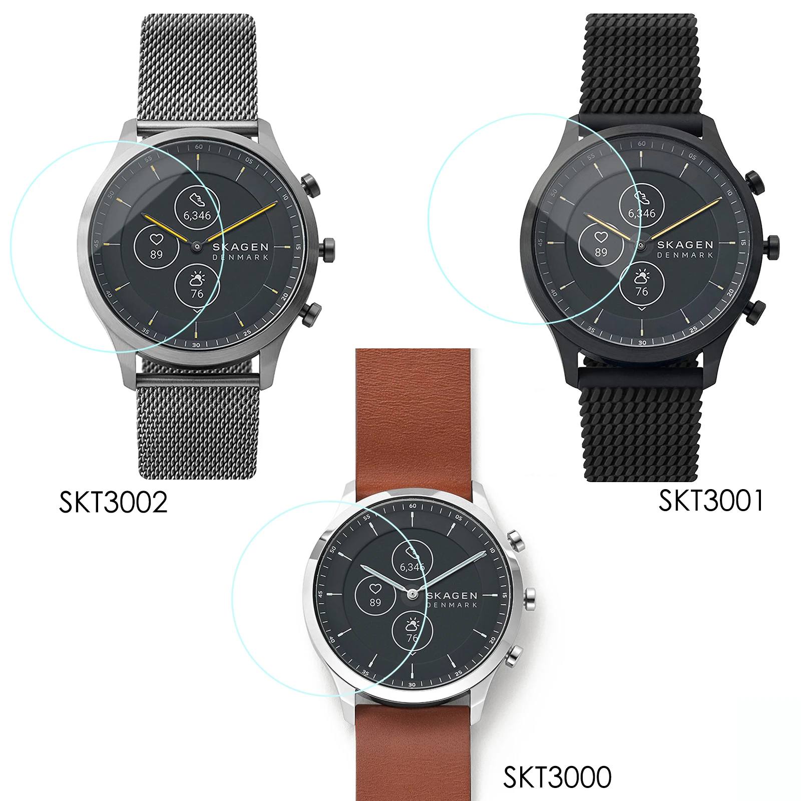 SKAGEN「JORN HYBRID SMARTWATCH HR」ブラック SKAGEN Hybrid HR