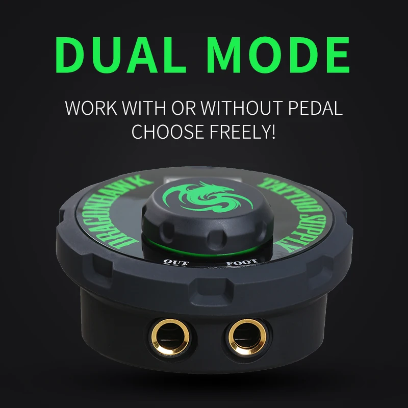 Миниатюрный блок питания Dragonahawk переключатель для тату цифровой ЖК дисплей