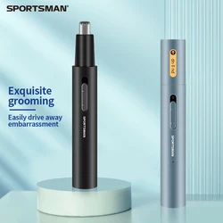 Lithium Electric Nose Hair Trimmer for Men Eyebrow Epilator Ear Razor Nose Hair Removal Machine Shaver Hair Clipper Nose Haircut