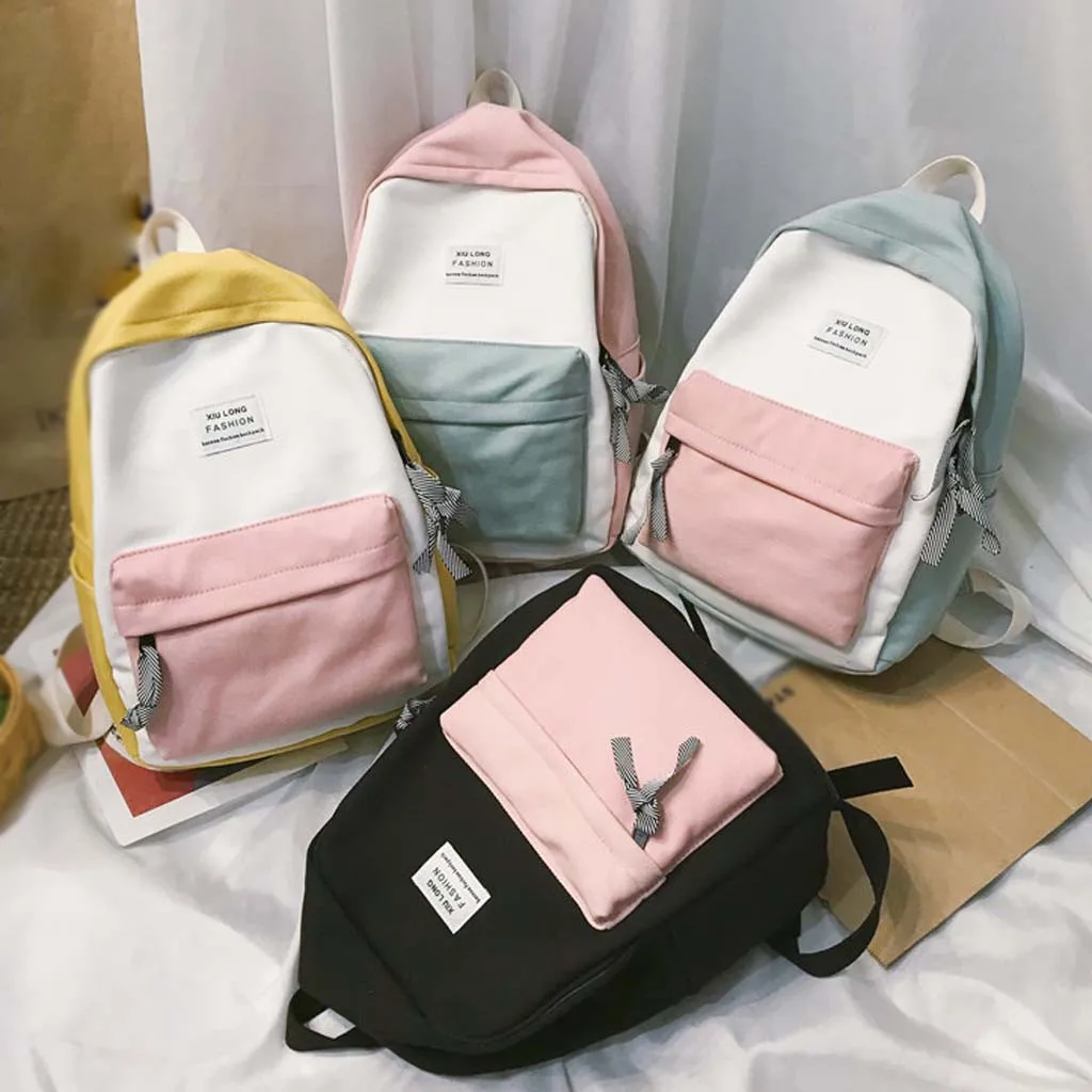 

Women's Fashion Bag Large Capacity Computer Bag Student Backpack Shoulder Bag College style Rucksack