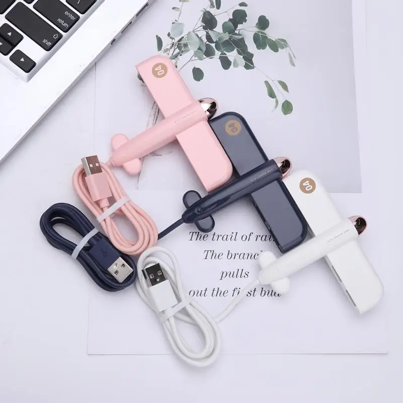 USB 2.0 HUB 4 Ports Splitter Aircraft Shape USB Extender Hub Charger for MacBook Computer Peripherals Support Dropshipping