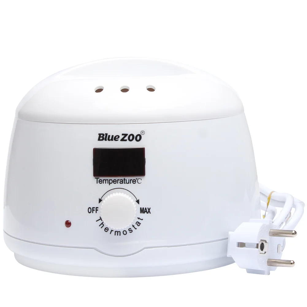 

Bluezoo Visual Temperature Electronic Screen Wax Melting Machine Bar Ruffin Wax Heater Hot Wax Maker Pure White Digital Display