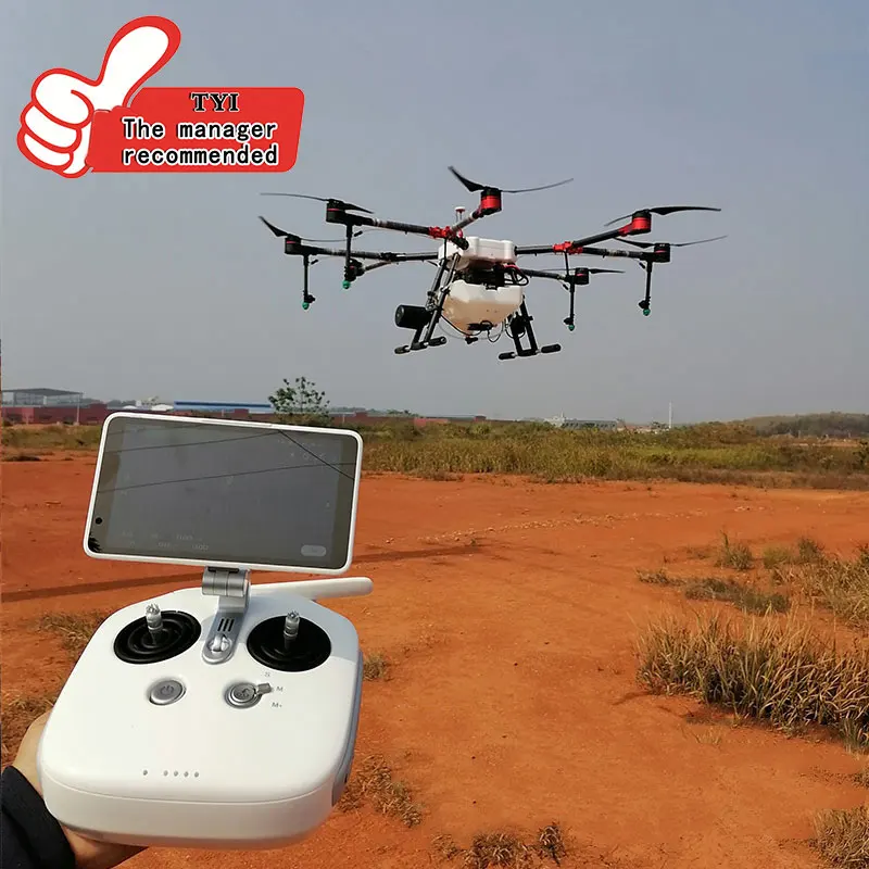 

10L sealed 8-axis 10KG China agriculture drone spray system Carbon fiber frame automatic obstacle avoidance system